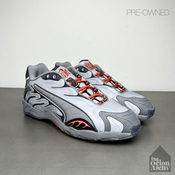 Size 9.5 A$AP Rocky x Puma Inhale 'Reflective Silver' 405383-01 Pre-Owned - Picture 1 of 13